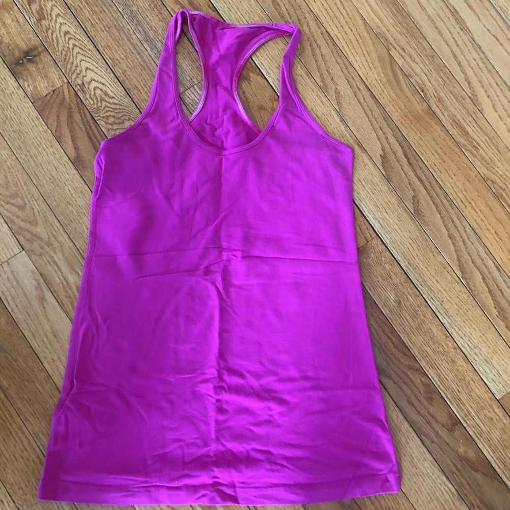 Pink lululemon tank, size 8
